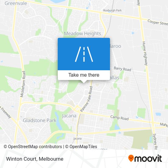 Winton Court map