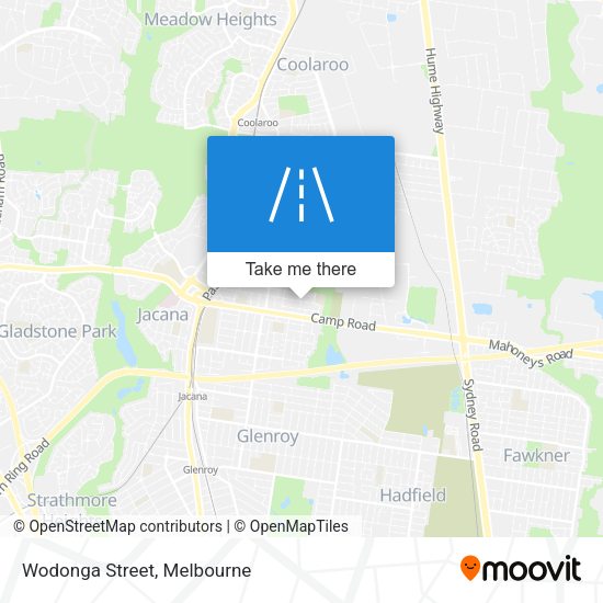 Wodonga Street map