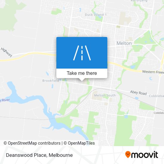 Deanswood Place map