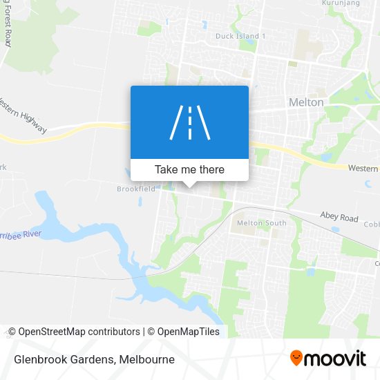 Glenbrook Gardens map