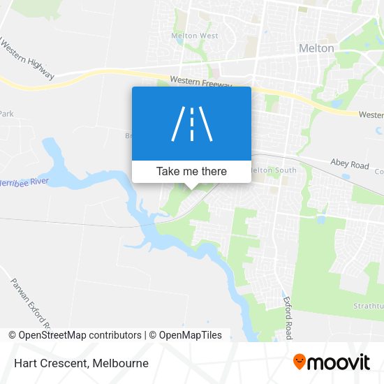 Hart Crescent map