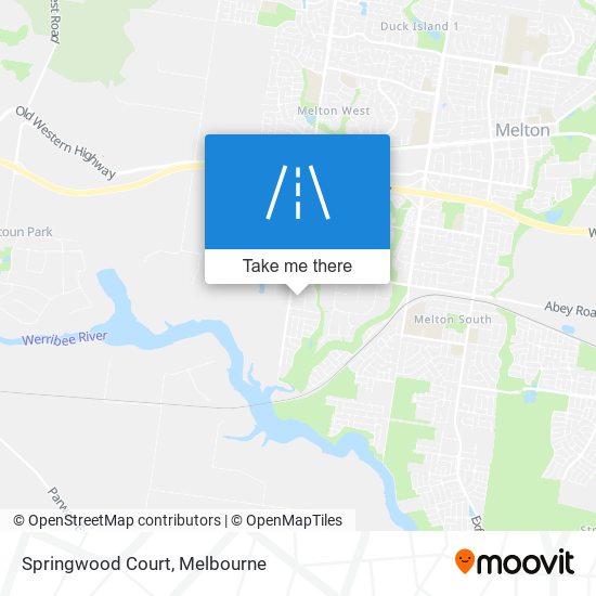 Mapa Springwood Court