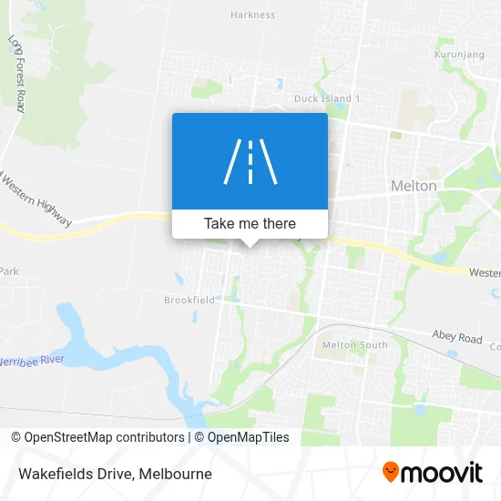 Mapa Wakefields Drive