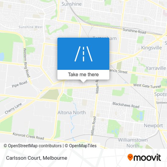 Carlsson Court map