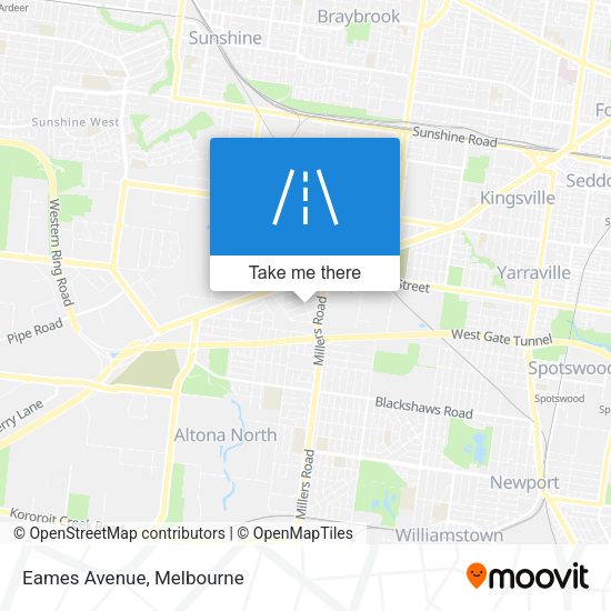 Eames Avenue map