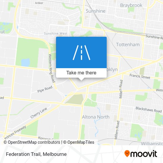 Federation Trail map