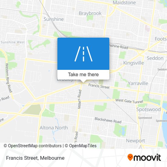 Francis Street map