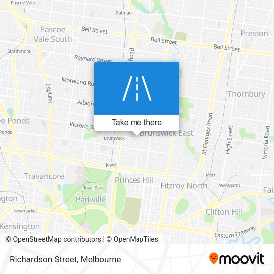 Richardson Street map