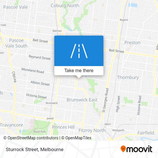Sturrock Street map