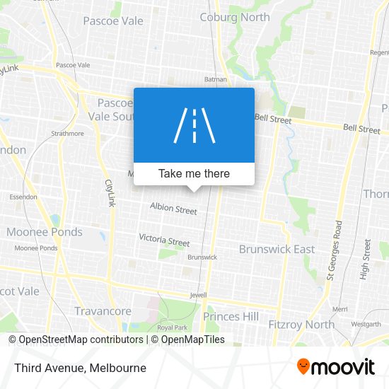 Third Avenue map
