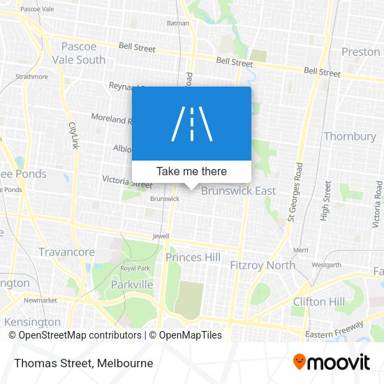 Thomas Street map