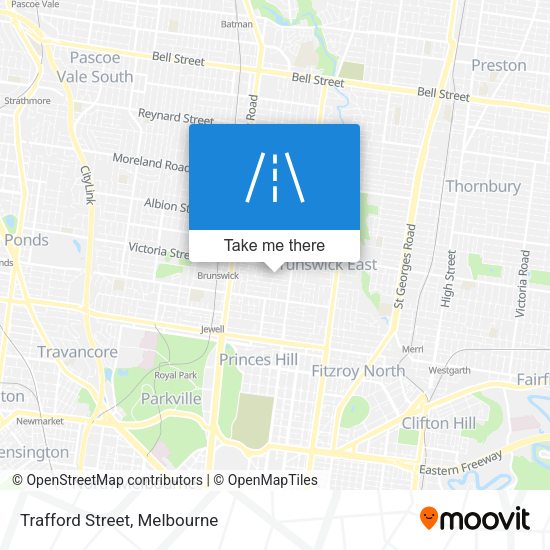 Trafford Street map