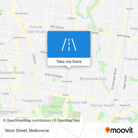 West Street map