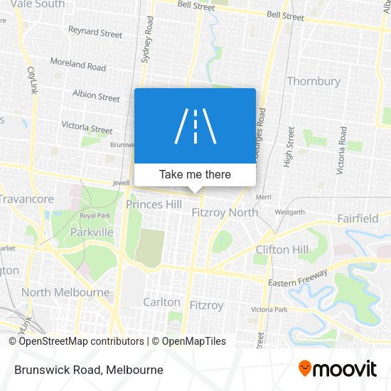 Brunswick Road map