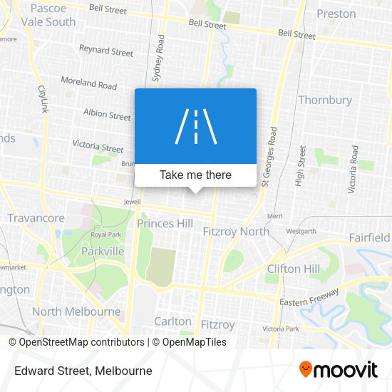 Edward Street map