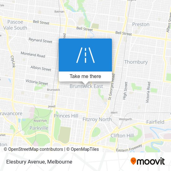Elesbury Avenue map