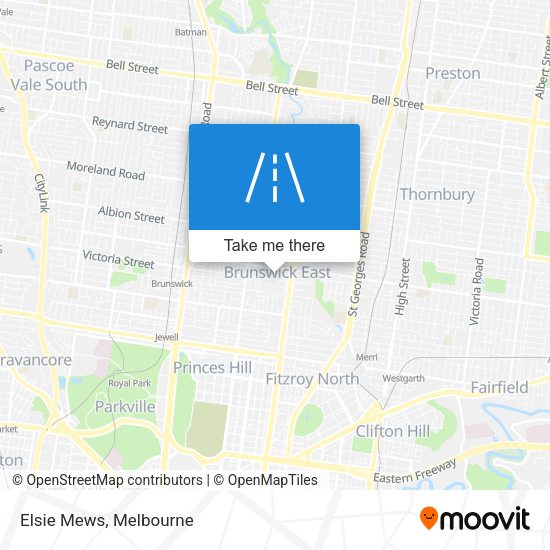 Elsie Mews map