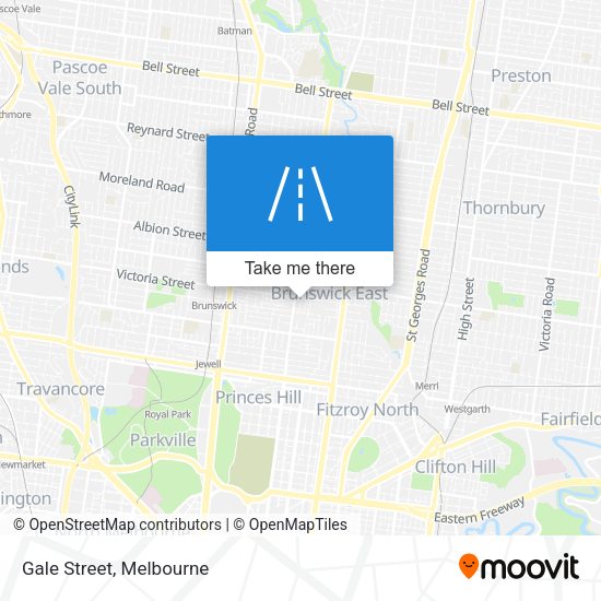 Gale Street map