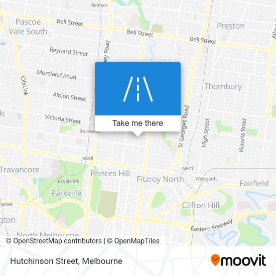 Hutchinson Street map