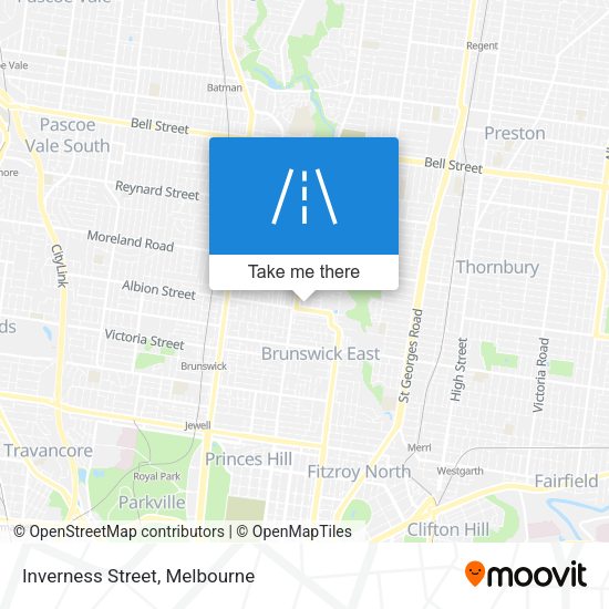 Inverness Street map