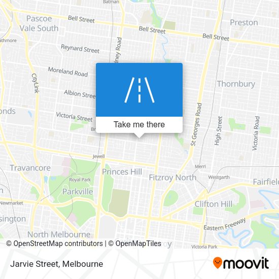 Jarvie Street map