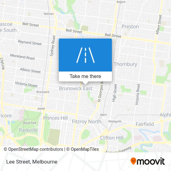 Lee Street map