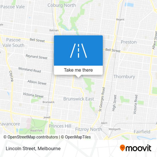 Lincoln Street map