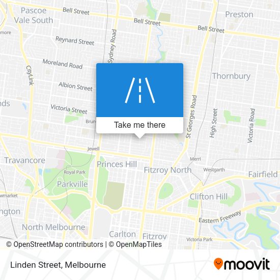 Linden Street map