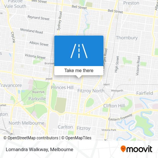 Lomandra Walkway map
