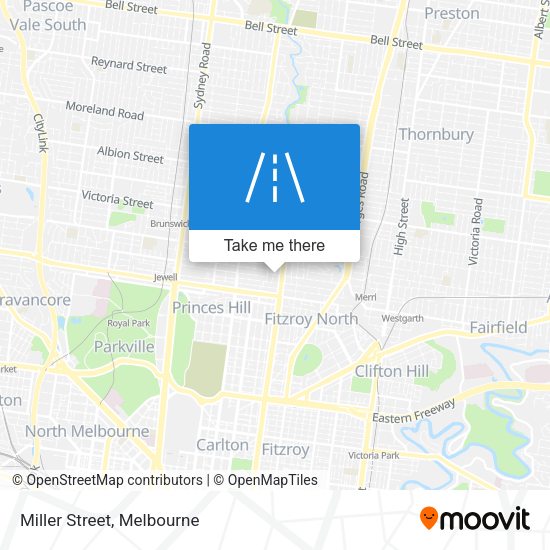 Miller Street map