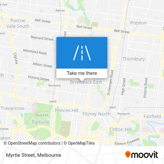 Myrtle Street map