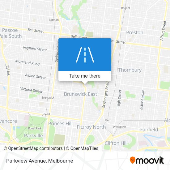 Parkview Avenue map