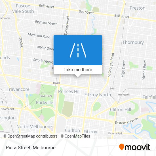 Piera Street map