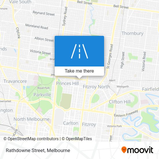 Rathdowne Street map