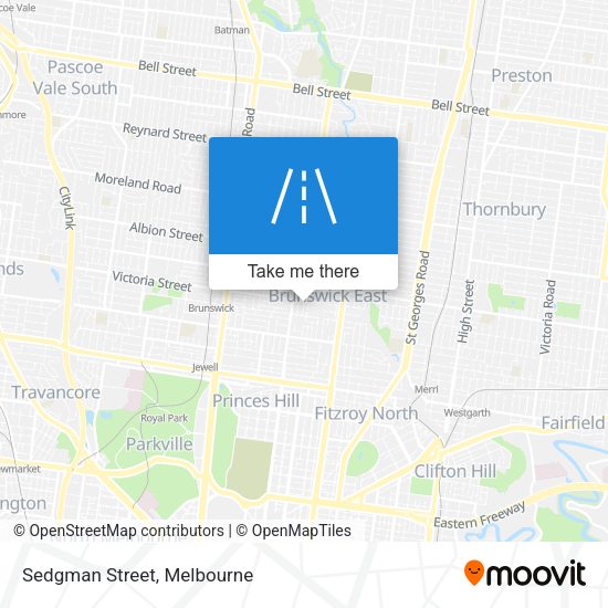 Sedgman Street map