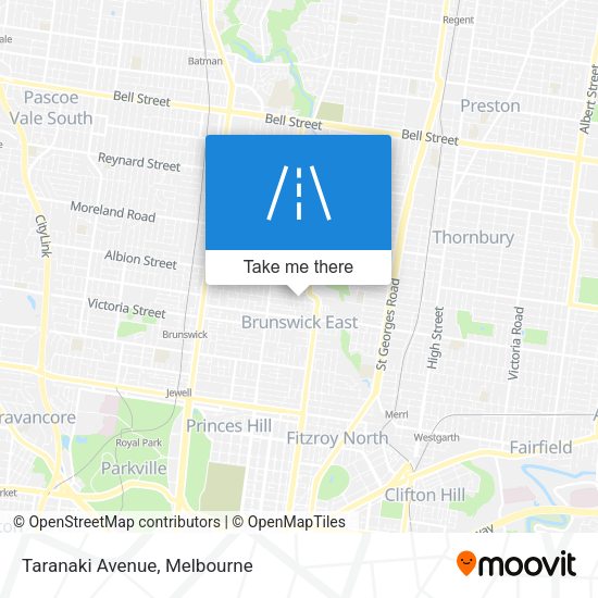 Taranaki Avenue map