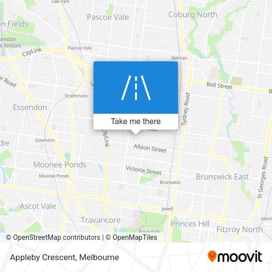 Appleby Crescent map