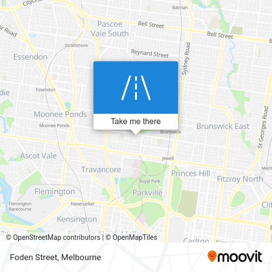 Foden Street map