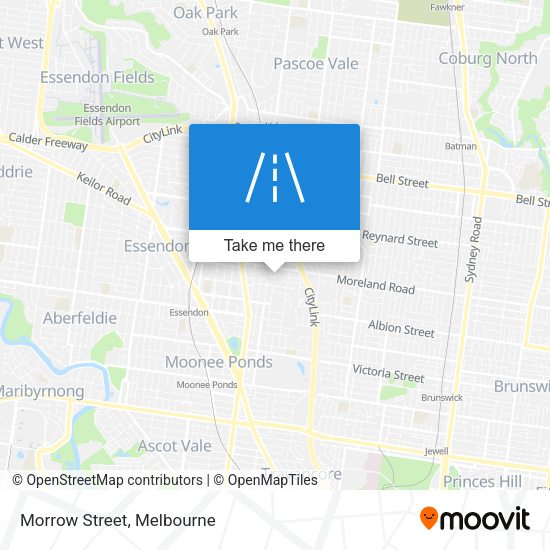 Morrow Street map