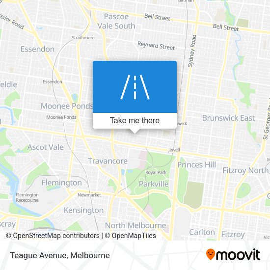 Teague Avenue map