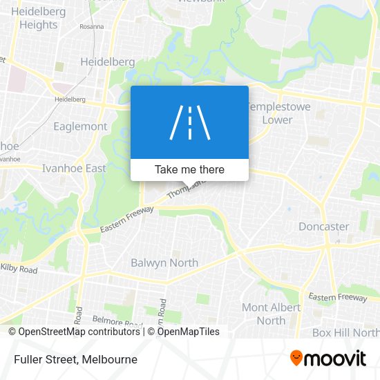 Fuller Street map