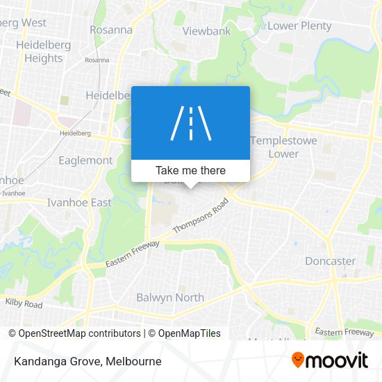 Kandanga Grove map