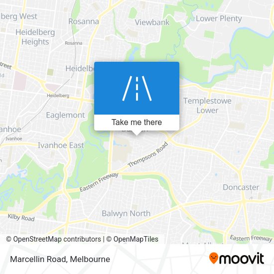 Marcellin Road map