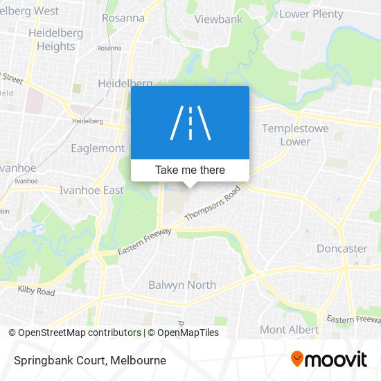 Springbank Court map