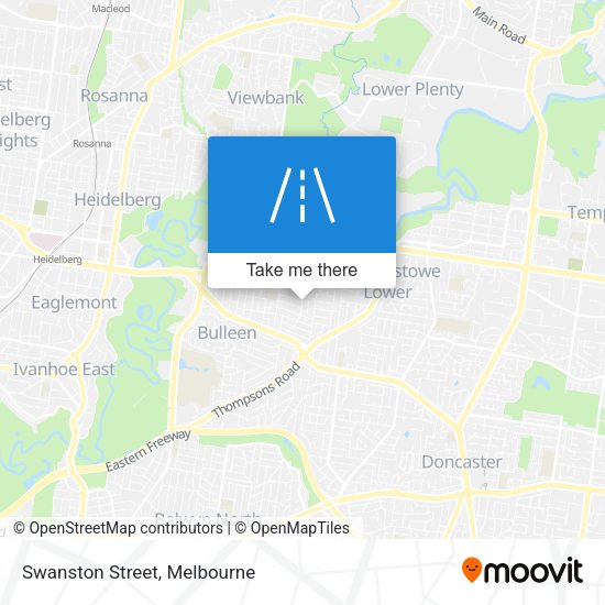 Swanston Street map