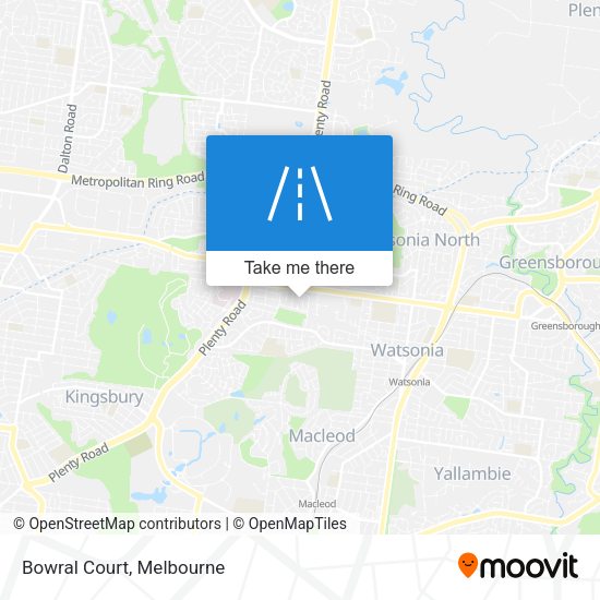 Bowral Court map