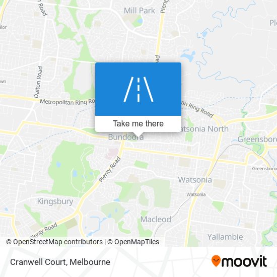 Cranwell Court map