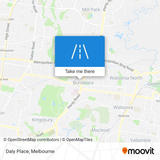 Daly Place map