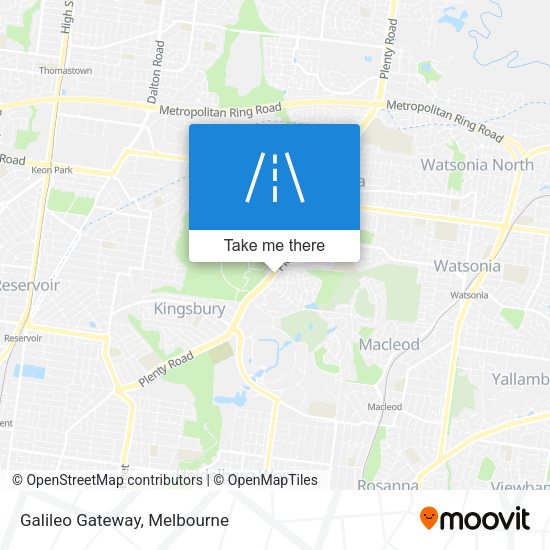 Galileo Gateway map