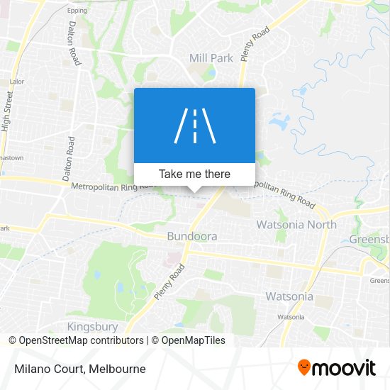 Milano Court map